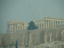 Parthenon sits on Acropolis and is being repaired.jpg
